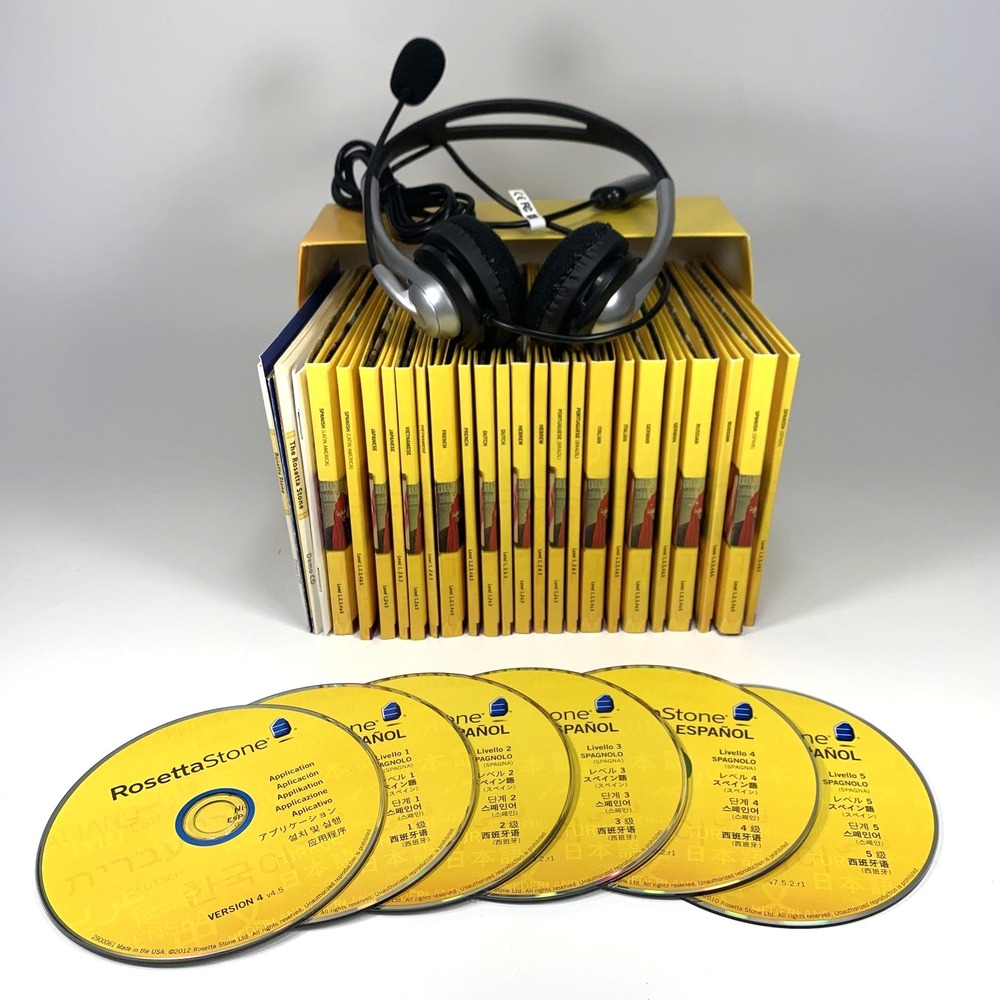 Rosetta Stone Lot 12 Languages 2011 V4 Spanish French German Italian Sealed Sets